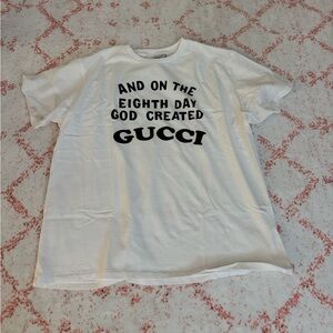 Megayacht Gucci White Short Sleeve Tee